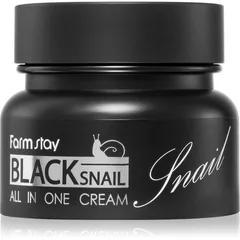 Farmstay Black Snail All-In One nährende Gesichtscreme mit Snail Extract