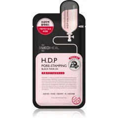 MEDIHEAL Black Mask H.D.P Pore-Stamping Zellschicht-Maske zum verkleinern der Poren