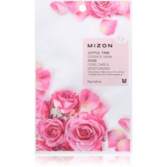 Mizon Joyful Time Rose Feuchtigkeitsspendende Tuchmaske zum verkleinern der Poren