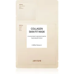 Jayjun Collagen Skin Fit nährende und erneuernde Maske für das Gesicht für müde Haut .