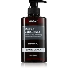 KUNDAL Honey & Macadamia White Musk Naturshampoo für trockenes und beschädigtes Haar