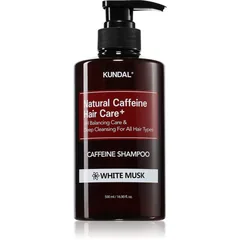 KUNDAL Caffeine Shampoo White Musk Naturshampoo gegen Haarausfall