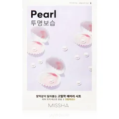 Missha Airy Fit Pearl Zellschichtmaske mit aufhellender und feuchtigkeitsspendender Wirkung