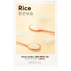 Missha Airy Fit Rice Zellschichtmaske mit reinigender und erfrischender Wirkung