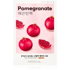 Missha Airy Fit Pomegranate Zellschichtmaske mit beruhigender Wirkung für zarte Haut