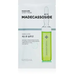Missha Mascure Madecassoside pflegende Tuchmaske für empfindliche und irritierte Haut