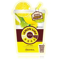 MEDIHEAL Vita Mask Lemon Lime Aufhellende Tuchmaske