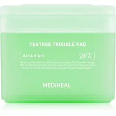MEDIHEAL Teatree Trouble Pad tonisierende Pads mit beruhigender Wirkung .