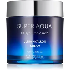 Missha Super Aqua 10 Hyaluronic Acid feuchtigkeitsspendende Gesichtscreme