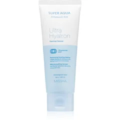 Missha Super Aqua Ultra Hyalron Firming Cleanser sanftes Reinigungsgel für intensive Feuchtigkeitspflege der Haut