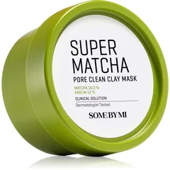 Some By Mi Super Matcha Pore Clean Clay Mask reinigende Gesichtsmaske mit Tonmineralien zum verkleinern der Poren