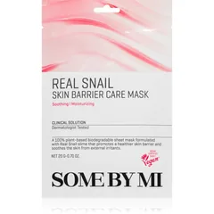 Some By Mi Clinical Solution Snail Skin Barrier Care Mask stärkende Tuchmaske für die Regeneration und Erneuerung der Haut
