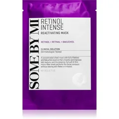 Some By Mi Retinol Intense Reactivating Mask Anti-Falten-Tuchmaske für reife Haut