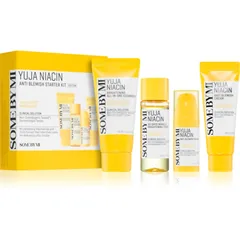 Some By Mi Yuja Niacin Anti Blemish Starter Kit Reiseset zum vereinheitlichen der Hauttöne