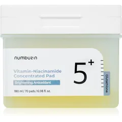 Numbuzin No. 5 Glutathione Vitamin Concentrated Toner Pad tonisierende Pads für hydratisierte und strahlende Haut .