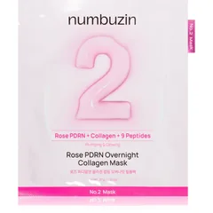 Numbuzin No. 2 Rose PDRN OverNight Collagen Mask tiefenwirksame nährende Maske für die Nacht .