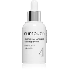 Numbuzin No. 4 Ceramide AHA Glazed Skin Prep Serum feuchtigkeitsspendendes Hautserum mit Peeling-Wirkung