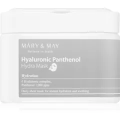 Mary&May Hyaluronic Panthenol Hydra Mask Tuchmasken-Set für intensive Feuchtigkeitspflege der Haut .
