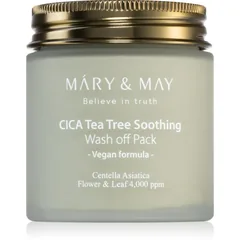 Mary&May Cica Tea Tree Soothing reinigende Maske mit Tonerdemineralien zur Beruhigung der Haut