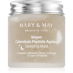 Mary&May Calendula Peptide Ageless Sleeping Mask beruhigende Nachtmaske mit Antifalten-Effekt
