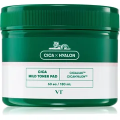 VT Cosmetics Cica Mild Toner Pad Peeling-Pads für das Gesicht mit beruhigender Wirkung