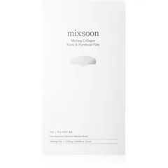 mixsoon Melting Collagen Neck & Forehead Film Feuchtigkeitsspendende Tuchmaske für Gesicht und Hals .