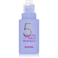 MASIL 5 Salon No Yellow violettes Shampoo neutralisiert gelbe Verfärbungen