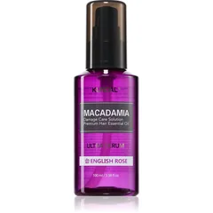 KUNDAL Macadamia Ultra Serum English Rose regenerierendes Öl-Serum für beschädigtes Haar