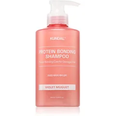 KUNDAL Protein Bonding Care Shampoo Shampoo mit ernährender Wirkung für trockenes und beschädigtes Haar mit Duft Violet Muguet