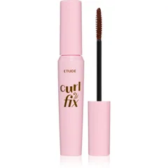 ETUDE Curl Fix Mascara Wasserfester Mascara für mehr Volumen und für lange Wimpern Farbton 02 Brown