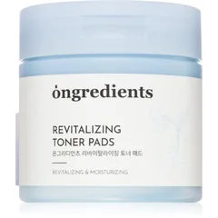 Ongredients Revitalizing Toner Pads tonisierende Pads mit beruhigender Wirkung .