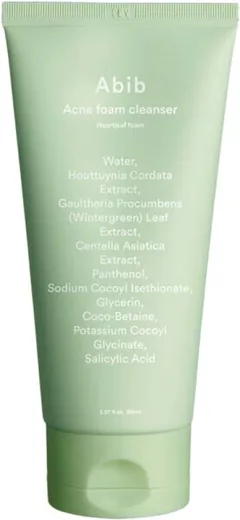 Abib Acne Foam Cleanser Heartleaf Foam