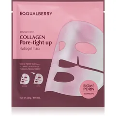 EQQUALBERRY Collagen Pore-Tight Up Hydrogel Mask Zellschichtmaske mit festigender Wirkung mit Gel-Textur