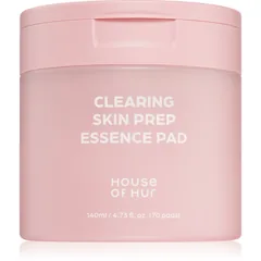 House of Hur Clearing Skin Prep Essence Pad reinigende Peeling-Pads mit feuchtigkeitsspendender Wirkung