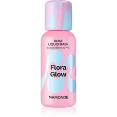 MAMONDE Flora Glow Rose Liquid Mask feuchtigkeitsspendende Gesichtsmaske mit Peeling-Wirkung
