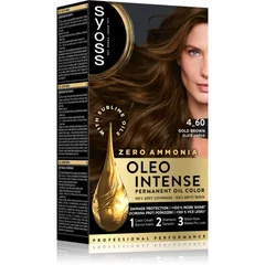 Syoss Oleo Intense Permanent-Haarfarbe mit Öl Farbton 4_60 Gold Brown