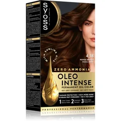 Syoss Oleo Intense Permanent-Haarfarbe mit Öl Farbton 4_18 Mokka Brown