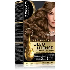 Syoss Oleo Intense Permanent-Haarfarbe mit Öl Farbton 6_80 Hazelnut Blond