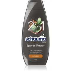 Schwarzkopf Schauma MEN Duschgel & Shampoo 2 in 1 für Herren Sports Power