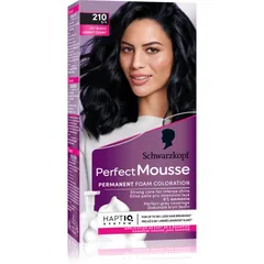 Schwarzkopf Perfect Mousse Permanent-Haarfarbe Farbton 210 Icy Black
