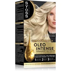 Syoss Oleo Intense Permanent-Haarfarbe mit Öl Farbton 10_50 Light Ashy Blond
