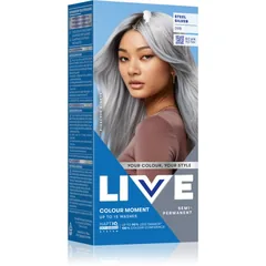 Schwarzkopf LIVE Ultra Brights or Pastel semi-permanente Haarfarbe Farbton 98 Steel Silver