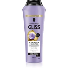 Schwarzkopf Gliss Blonde Hair Perfector Haarshampoo neutralisiert gelbe Verfärbungen