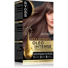 Syoss Oleo Intense Permanent-Haarfarbe mit Öl Farbton 7_56 Velvet Medium Blond