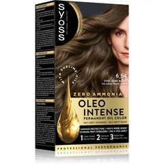 Syoss Oleo Intense Permanent-Haarfarbe mit Öl Farbton 6_54 Cool Dark Blond