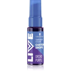 Schwarzkopf LIVE Drops abwaschbare farbige Schatten Farbton Orchid Purple