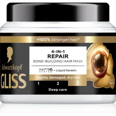 Schwarzkopf Gliss Ultimate Repair regenerierende Maske für die Haare 4 in 1