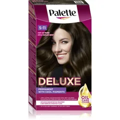 Schwarzkopf Palette Deluxe Permanent-Haarfarbe Farbton 5-11 Light Ash Brown
