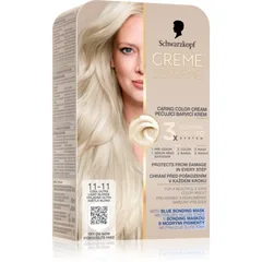 Schwarzkopf Creme Supreme Permanent-Haarfarbe Farbton 11-11 Cool Ultra Light Blonde