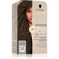 Schwarzkopf Creme Supreme Permanent-Haarfarbe Farbton 6-16 Cool Ash Dark Blonde